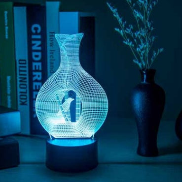 Creatieve 3D nachtlamp