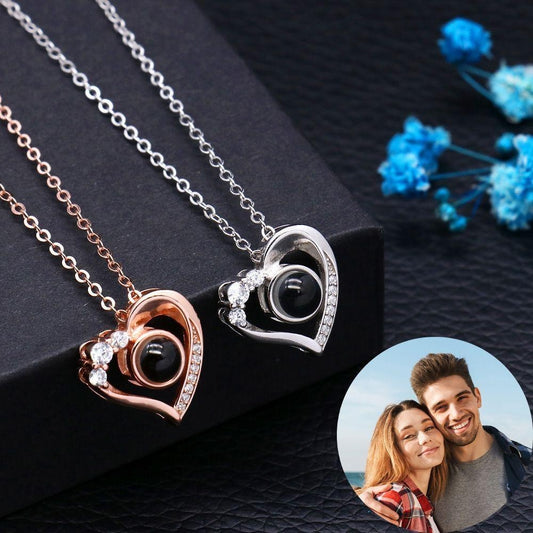 925 zilver fotoprojectie ketting