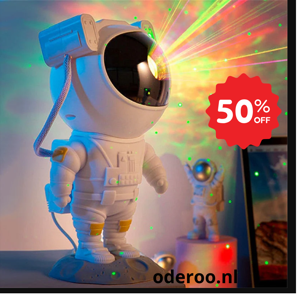 De astronaut projector die iedereen wil hebben.